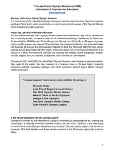 LPOM-Information & Overview For Educators