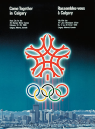 1988 Calgary Winter Olympic Games Poster
