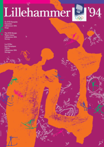 1994 Lillehammer Winter Olympic Games Poster